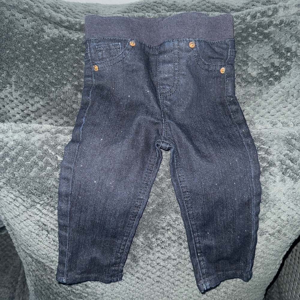 Black Glitter Jeggings